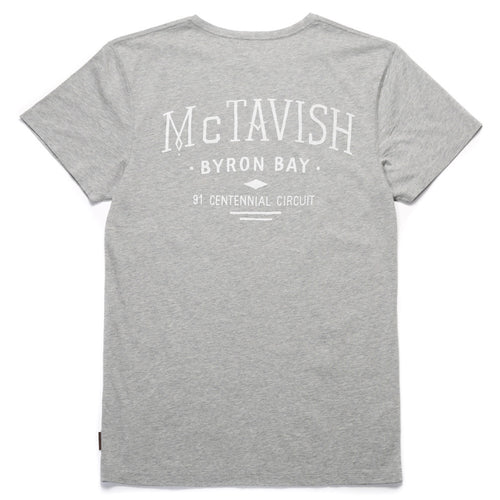 ADDRESS TEE - GREY MARLE ADDRESS TEE - GREY MARLE