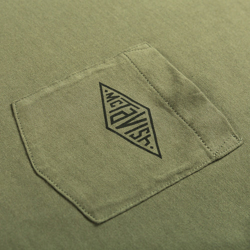 DIAMOND HERITAGE POCKET TEE - SEAWEED DIAMOND HERITAGE POCKET TEE - SEAWEED