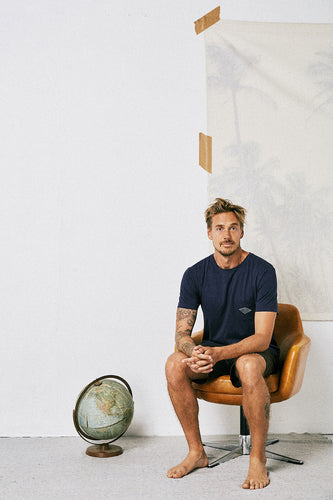 DIAMOND HERITAGE POCKET TEE - NAVY DIAMOND HERITAGE POCKET TEE - NAVY