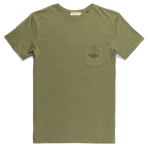 DIAMOND HERITAGE POCKET TEE - SEAWEED DIAMOND HERITAGE POCKET TEE - SEAWEED