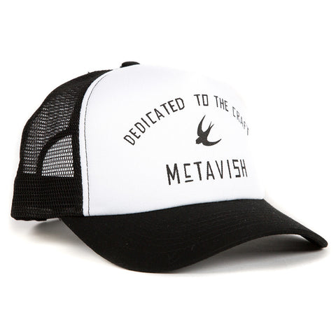 DEDICATED TRUCKER - BLACK WHITE