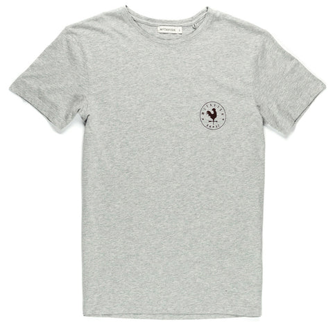 BMAC ROOSTER TEE - GREY MARLE