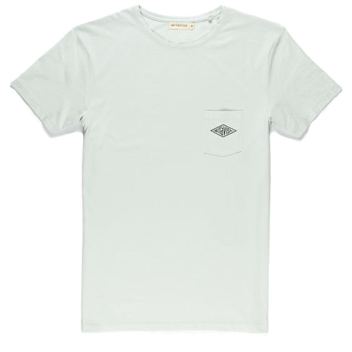 DIAMOND HERITAGE POCKET TEE - QUIVER